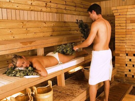 Bain pour l'arthrose du genou
